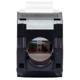 Equip Cat.6A Ungeschirmte Keystone-Buchse Werkzeuglos, 8 Stück/Set, Weiß, Flach,