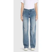 MAC Dream Wide Leg Jeans in hellblauer Waschung-D42 /