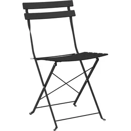 vidaXL 3-tlg. Bistro-Set Klappbar Anthrazit Stahl