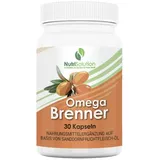 Omega Brenner 30 Kapseln mit Omega-7-Säuren, Vegan, Omega-3, 6 & 9