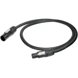 Neutrik 1027575 Strom Anschlusskabel Schwarz 20m