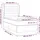 vidaXL Boxspringbett 100 x 200 cm Dunkelblau
