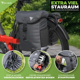 MIVELO Doppeltasche grau