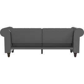 dorel home Schlafcouch Kunstleder 3-Sitzer Grau