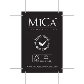 Mica decorations Duko Tranchierbrett Holz 1-tlg. 1 x 29 x 22 cm Braun