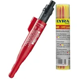 vasalat Tieflochmarker Dry Proif LED inkl. Ersatzminen gelb/rot