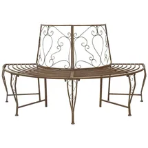 vidaXL Baumbank 160 x 80 x 89 cm Antikbraun