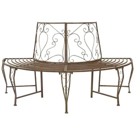 vidaXL Baumbank 160 x 80 x 89 cm Antikbraun
