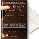 Interluxe Duftwachs Duft Espresso Martini angenehm duftend Waxmelt 100% pflanzlich Duftwachswürfel Duftwachsblock Wachs mit Duftöl