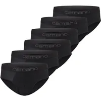 Slip CAMANO "Slip 6er Pack" Gr. XXL, schwarz Herren Unterhosen Slip