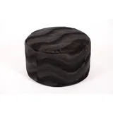 Linke Licardo Pouf Polyester 47 x 34 x 47 cm Schwarz