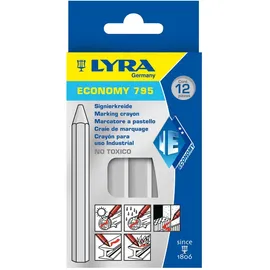 Lyra Pet Lyra Signierkreide sechseckig Nr.795 weiß a12Stück