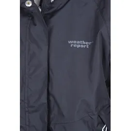 Weather Report Regenanzug WEATHER REPORT "Carlene Jr.", Jungen, Gr. 164, schwarz, 100% Polyester, unifarben, Sportanzüge Regenanzug, mit reflektierenden Elementen