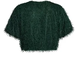 Vera Mont Bomberjacke mit Lurexfaden in Dark moss), | Gr.: 32,