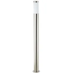 ?Brilliant Chorus Wegeleuchte Edelstahl 81 cm – Außenleuchte mit IP44 Spritzwasserschutz, geeignet für LED & Normallampen, ideal für Gartenwege & Einfahrten?