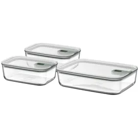 Mepal Easyclip Frischhaltedose Set grün 1,0 l 3-teilig