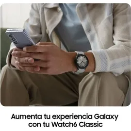 Samsung Galaxy Watch6 Classic Schwarz 43 mm LTE Sport Band Schwarz S/M