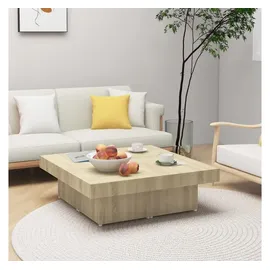 vidaXL Couchtisch Sonoma-Eiche Braun 90 x 90 x 28 cm