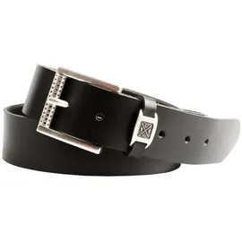 Camp David Herrengürtel Leder schwarz 105 cm