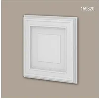 Profhome 3D Wandpaneel PROFHOME Weiß 2 St. 50 x 4,2 x 50 cm