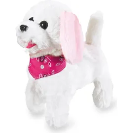 Jamara Trixi RC Plüschhund 22 cm Weiß/Rosa