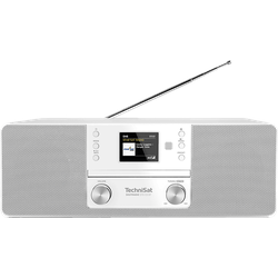 TECHNISAT DIGITRADIO 370 CD BT DAB+ Radio, DAB, DAB+, AM, FM, Bluetooth, Weiß