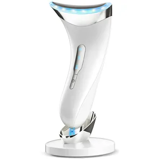 tianyueweilai Gesicht Massagegerät Face Gerät Gesichtsmassagegerät: EMS Anti Falten Gesichtsgerät massage lifting mit 3 light Modi - 45°C Beauty Tool LED Massagegerät Hautstraffung massager für Damen Herren