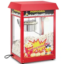 Royal Catering Popcornmaschine - 1500 W - 5 kg/h - rot -