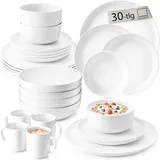 sänger geschirr Marlo Kombiservice 30-tlg. weiß