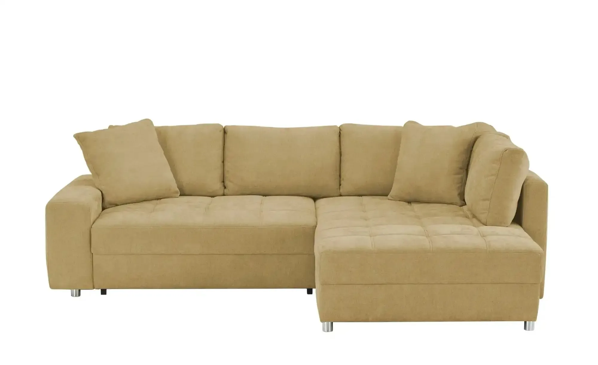 bobb Polsterecke  Arissa de Luxe ¦ gelb ¦ Maße (cm): B: 268 H: 91 T: 215.0