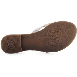 Gabor Pantolette »RHODOS« , Blockabsatz, Sommerschuh, Komfortschuh in Bequemweite G weit), Gr. 39, goldfarben, , 12977859-39