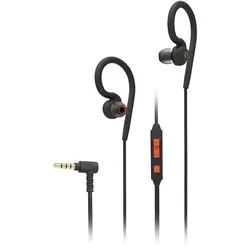 Sport Outdoor In-Ear Kopfhörer Kabelgebunden IPX5 (Schwarz, Orange)