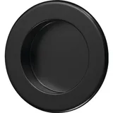 Hermeta Muschelgriff Aluminium schwarz pulverbeschichtet rund Einlass-Ø 50 mm