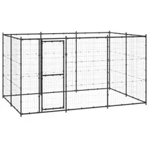 vidaXL Outdoor-hundezwinger Stahl 7,26 M2 - Vidaxl