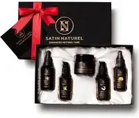 SATIN NATUREL Coffret cadeau bio anti-âge femmes Emballage(S) Combi 5x30 ml