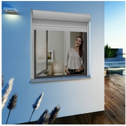 Windhager Insektenschutz-Fensterrahmen Ultra Flat, BxH: 100x120 cm grau