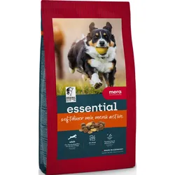 mera Essential Trockenfutter Softdiner Mix Menü | Qualitätsnahrung für Hunde | Hundefutter | Ideal für aktive Hunde 12.5 kg