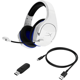 Kingston HyperX Cloud Stinger Core Gaming Over Ear Headset Weiß, Blau Lautstärkeregelung, Mikro