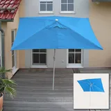 Mendler Sonnenschirm N23 200 x 300 cm blau