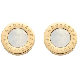 LEONARDO Ohrstecker Mauritia goldfarben Perlmutt 10mm