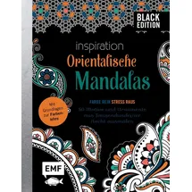 Edition Michael Fischer Black Edition: Orientalische Mandalas – 50 Motive und Ornamente aus Tausendundeiner Nacht ausmalen