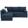 Home Affaire Ecksofa HOME AFFAIRE "Italia L-Form", blau, B:217cm H:80cm T:182cm, Struktur fein (100% Polyester);Microfaser PRIMABELLE(100% Polyester);Samtoptik (100% Polyester), Sofas, Ecksofa, mit Bettfunktion und Bettkasten, Federkern-Polsterung