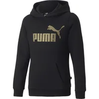 Puma Ess+ Logo Kapuzenpullover Black 7-8 Jahre