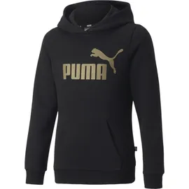 Puma Ess+ Logo Kapuzenpullover Black 7-8 Jahre