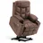 MCombo Relaxsessel 7286 Mikrofaser 72 x 71 x 70 cm Braun elektrisch mit Aufstehhilfe