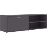 vidaXL TV-Schrank Grau 120x34x37 cm Holzwerkstoff