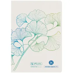Herlitz GREENline, Muster, Weiß, A6, 32 Blätter, Liniertes Papier, Erwachsener