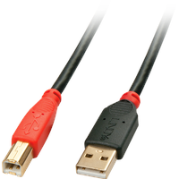 Lindy USB-Kabel USB 2.0 USB-A Stecker, USB-A Buchse 10.00m Schwarz 42761