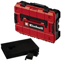 Einhell Systemkoffer E-Case S-F inkl. Rasterschaumstoff schwarz 44x32x13 cm