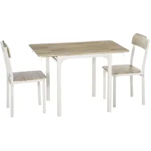 Homcom Essgruppe MDF Stahl